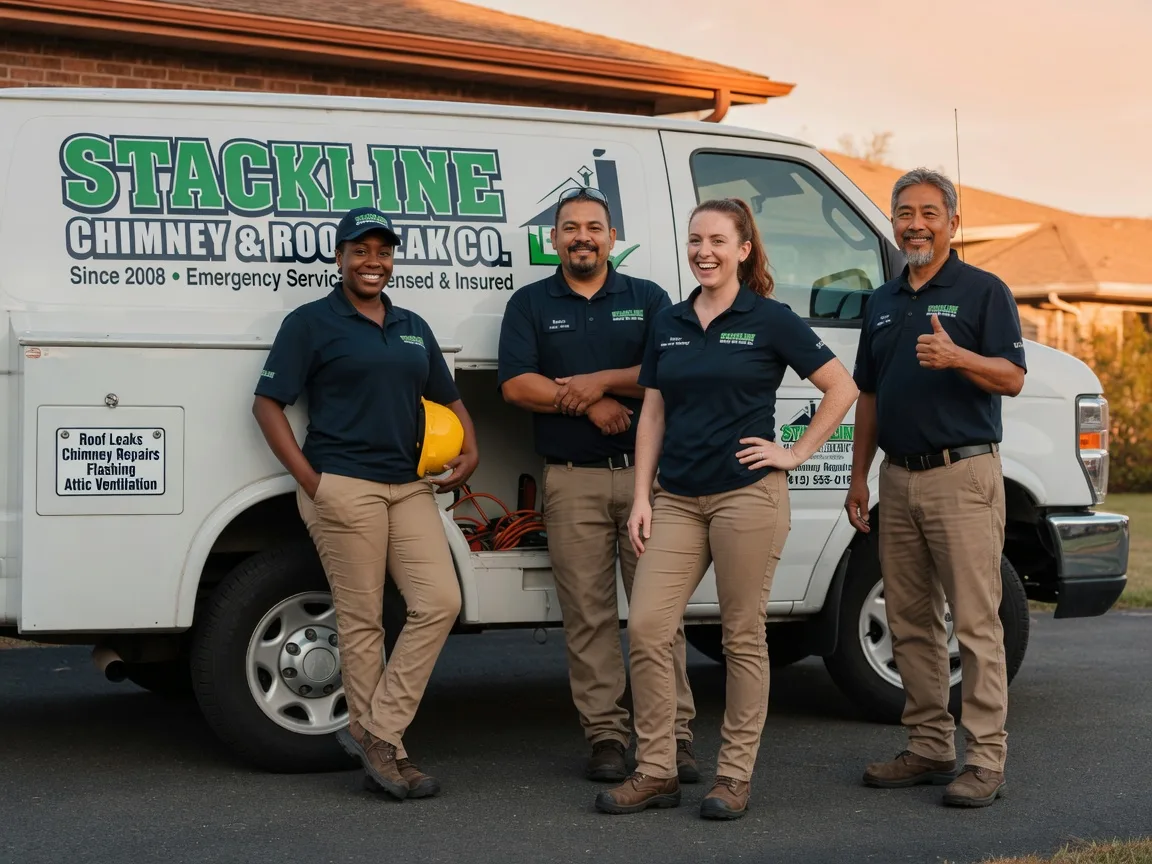 Chimney flashing repair company in Edmond, OK
